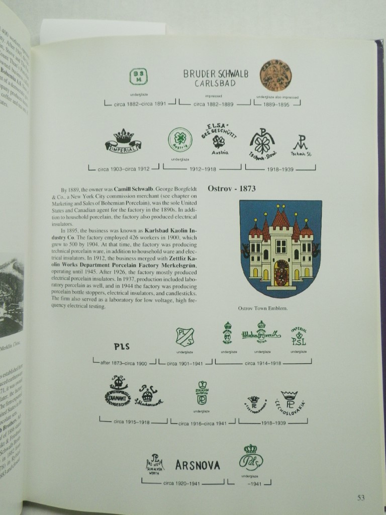 Image 2 of Bohemian Decorated Porcelain (A Schiffer Book for Collectors), signed