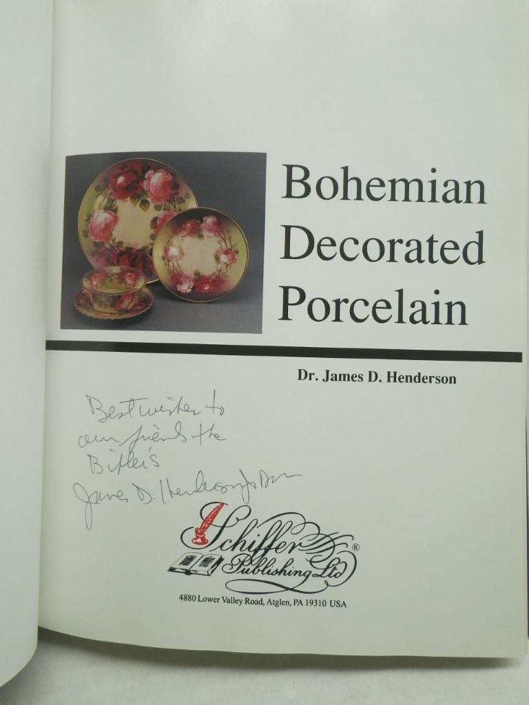 Image 4 of Bohemian Decorated Porcelain (A Schiffer Book for Collectors), signed