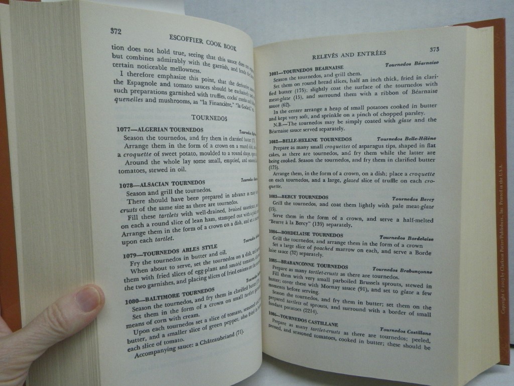 Image 4 of The Escoffier Cookbook and Guide to the Fine Art of Cookery: For Connoisseurs, C