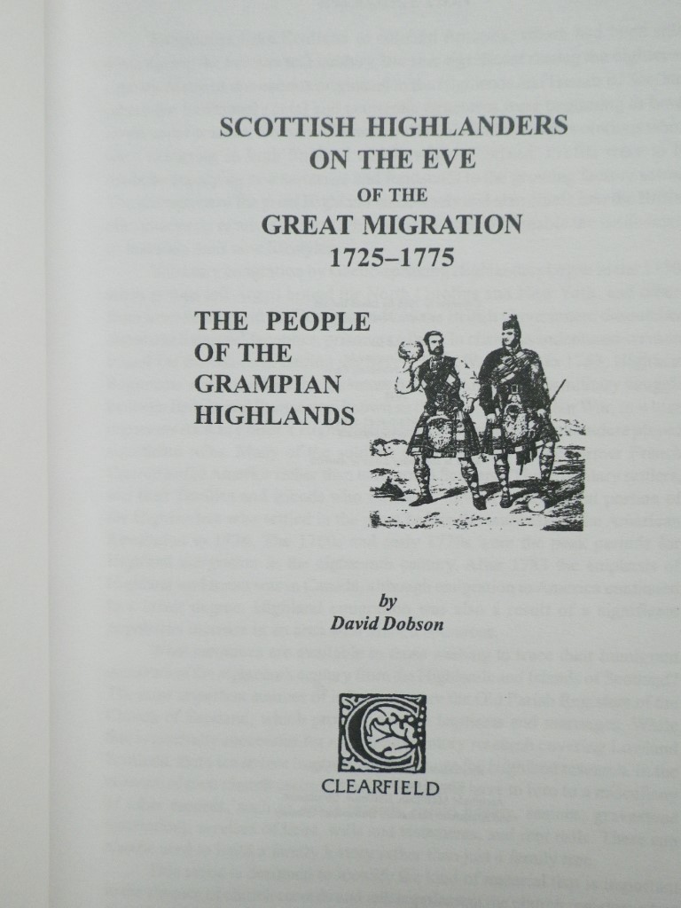 Image 1 of Scottish Highlanders on the Eve of the Great Migration 1725-1775
