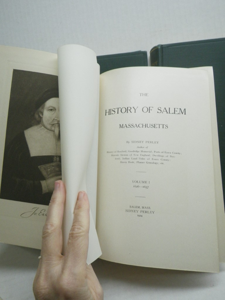 Image 2 of The History of Salem, Massachusetts (3 volumes) 1626-1637, 1638-1670, 1671-1716