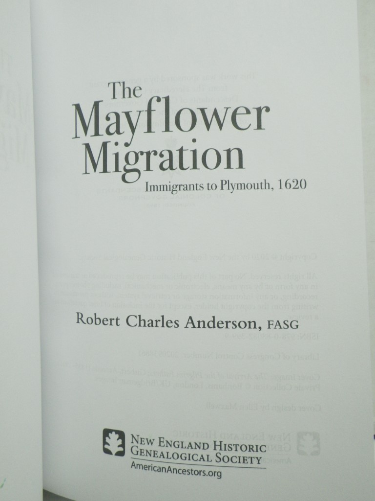Image 1 of The Mayflower Migration: Immigrants to Plymouth, 1620