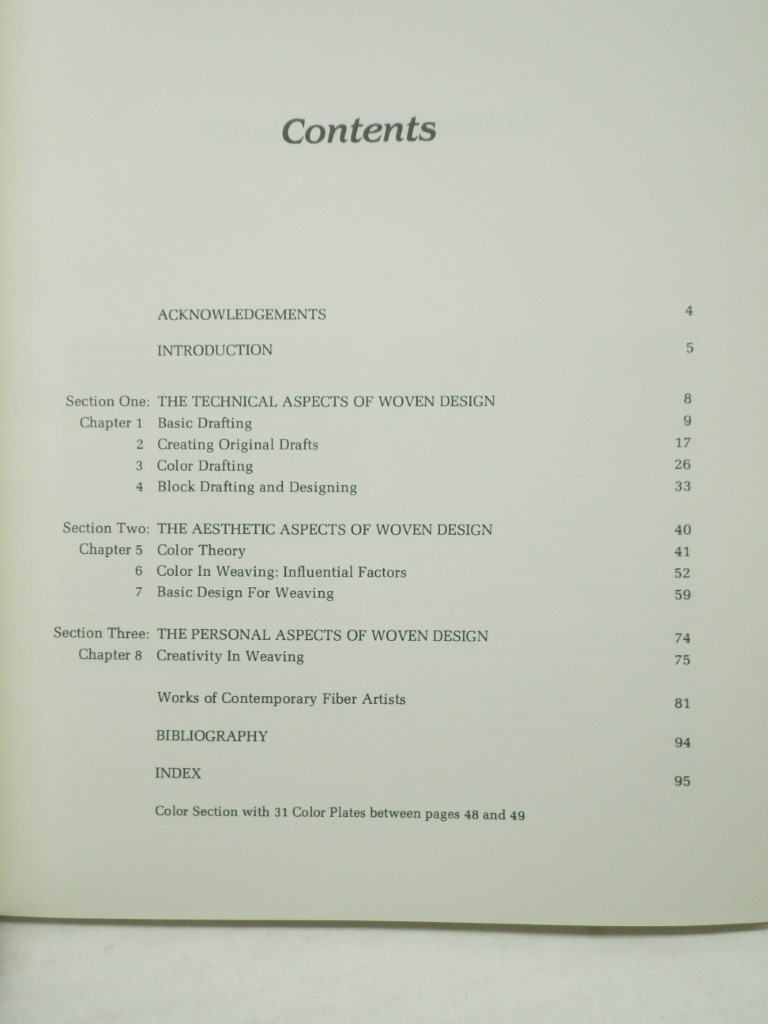 Image 2 of Designing for Weaving:  A Study Guide for Drafting, Design and Color