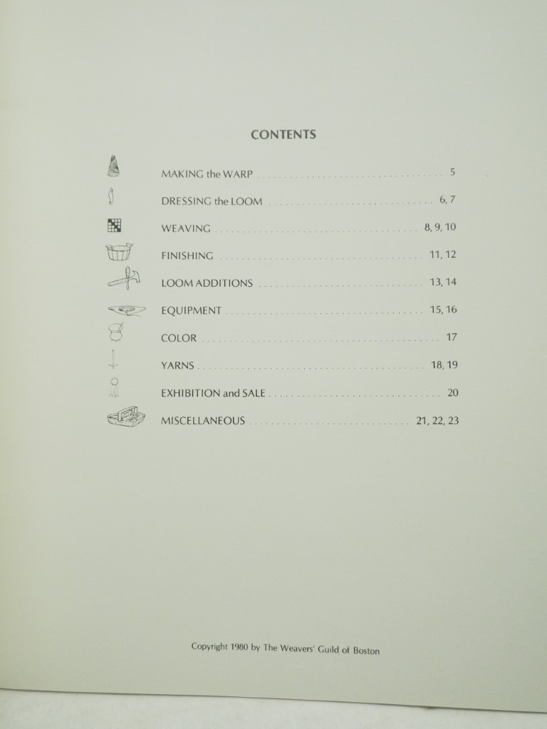 Image 2 of Weavers' Wisdom: 250 Aids to Happier Weaving (Monograph Two)