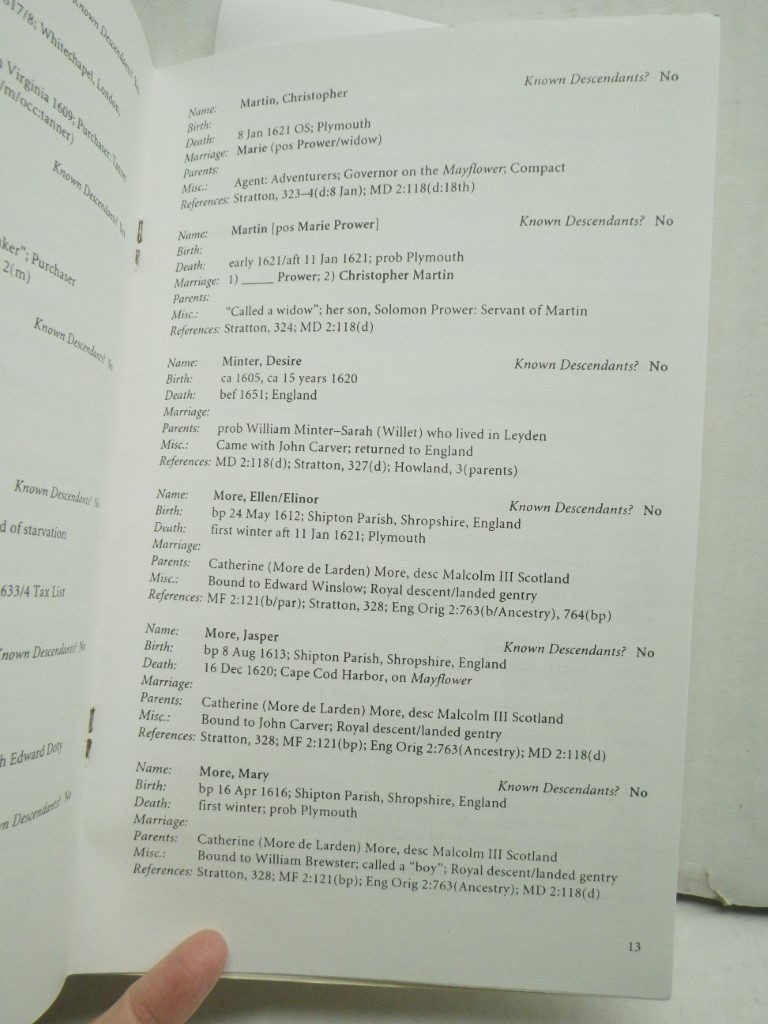 Image 2 of Mayflower Passengers 1620