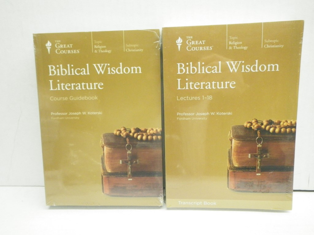 Image 0 of Biblical Wisdom Literature (Course Guidebook, 6 DVDs, 2 Transcript Books)