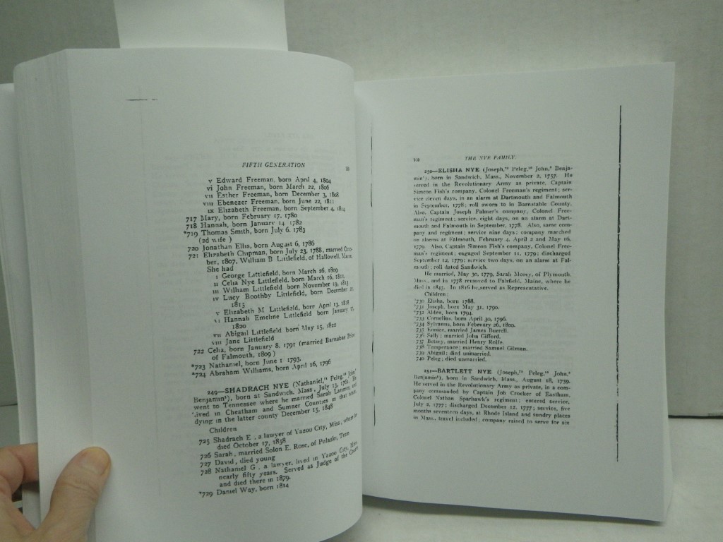 Image 4 of A Genealogy of the Nye Family Volume 1 - Primary Source Edition