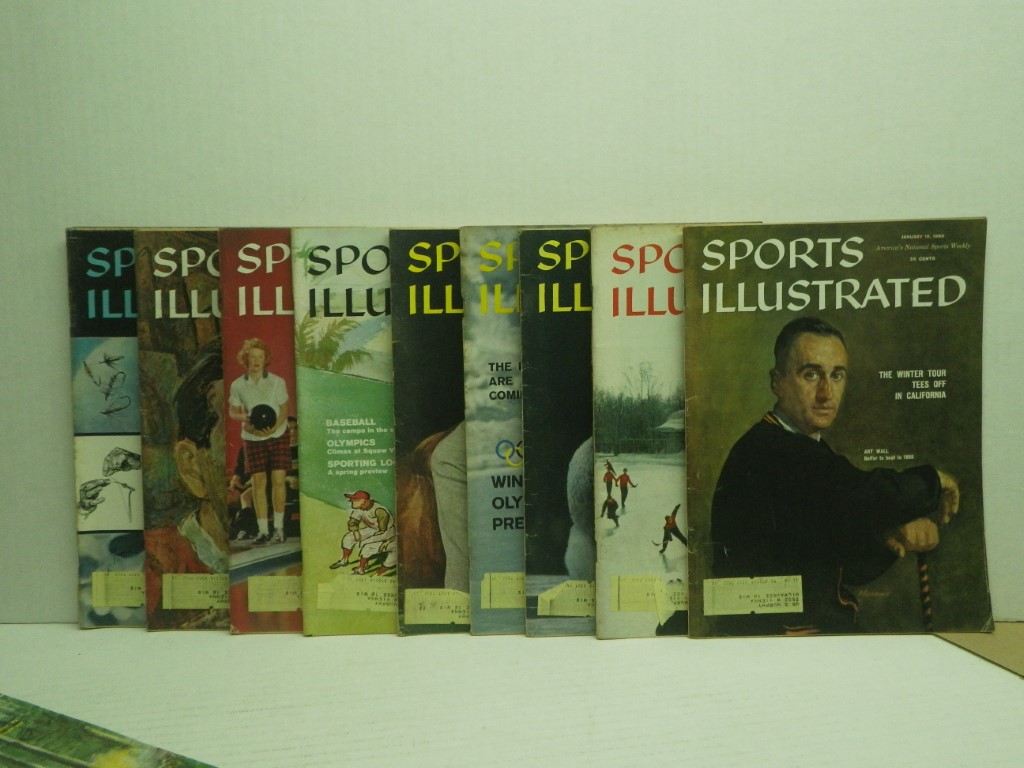 Image 1 of Lot of 43 Sports Illustrated Magazines from 1960