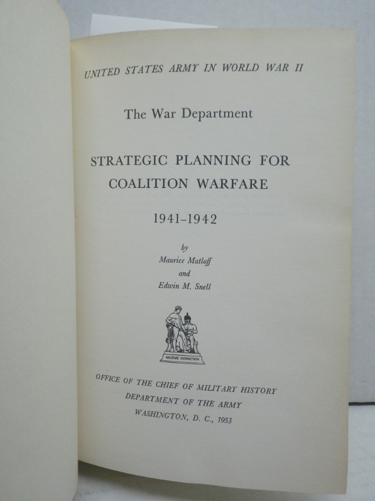 Image 2 of Strategic Planning For Coalition Warfare 1941-1942