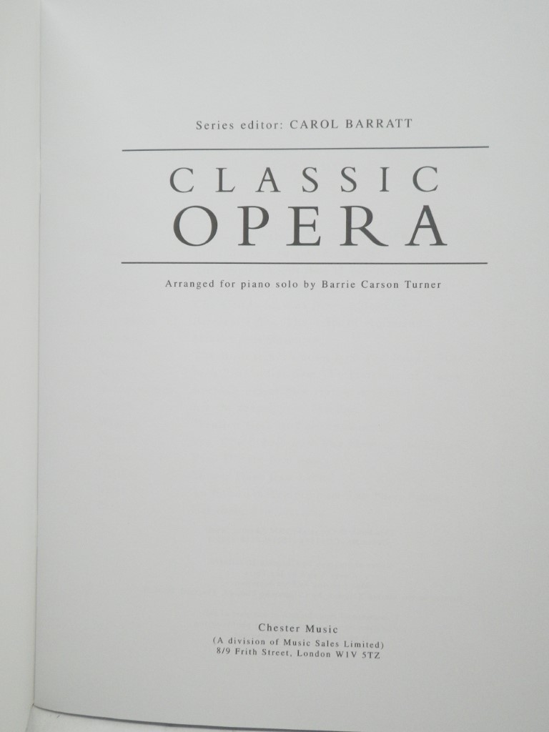Image 1 of The Classic Piano Course: Best-Known Opera Themes