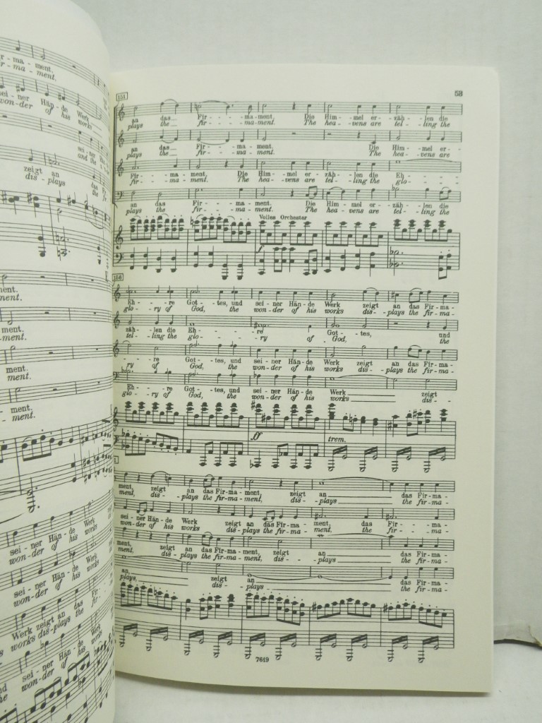Image 3 of Haydn:  The Creation (Die Schopfung) Vocal Score, Edition Peters No.66