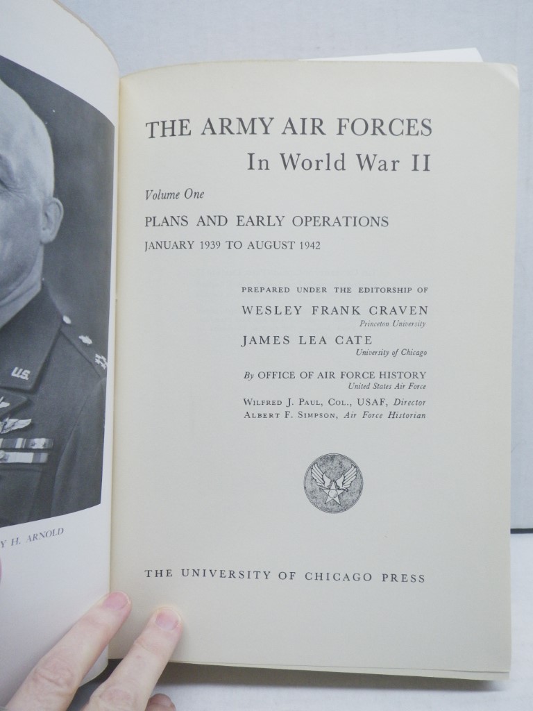 Image 1 of The Army Air Forces in World War II:  Plans and Early Operations (January 1939 t