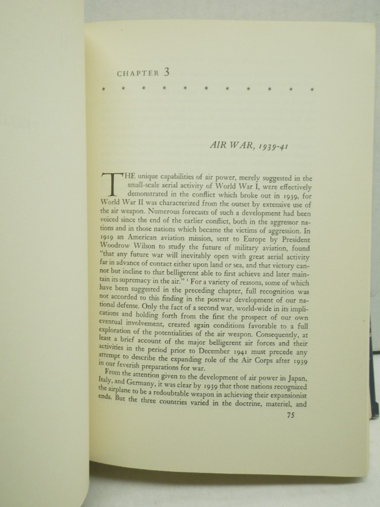 Image 3 of The Army Air Forces in World War II:  Plans and Early Operations (January 1939 t