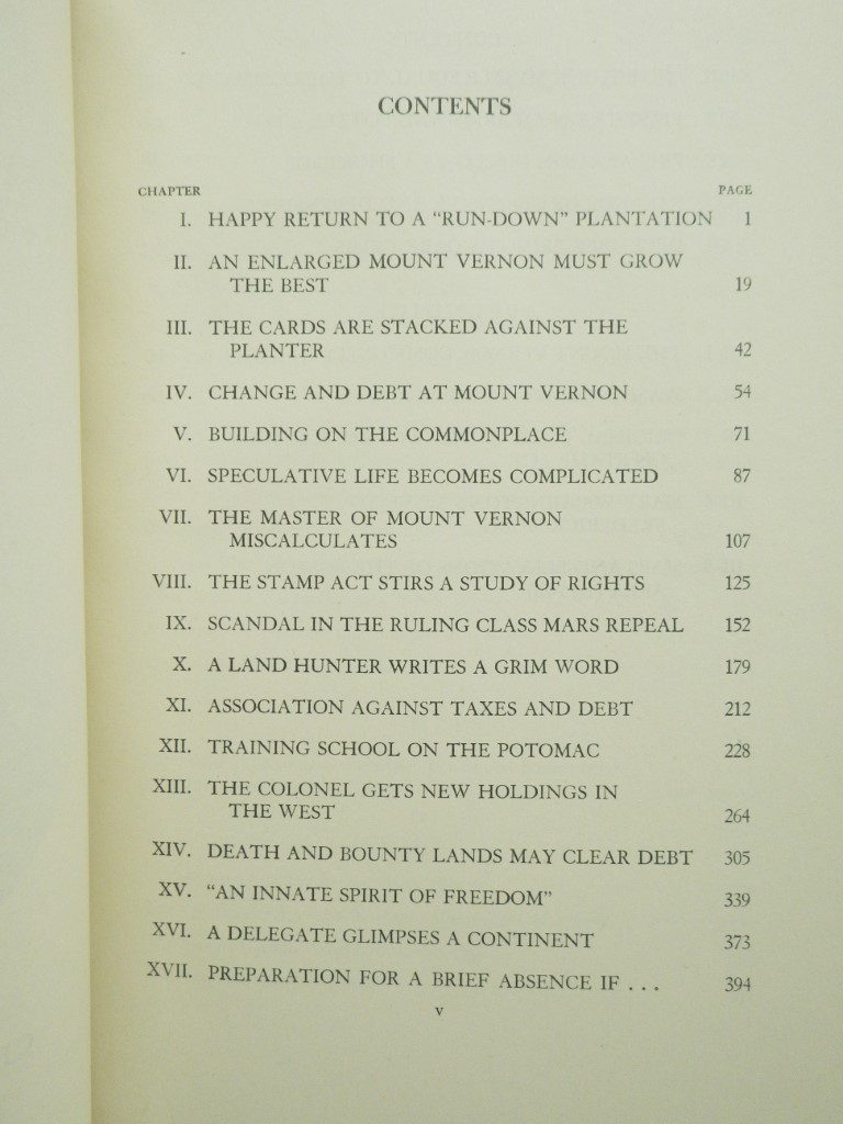 Image 2 of George Washington:  A Biography  Volume Three - Planter and Patriot