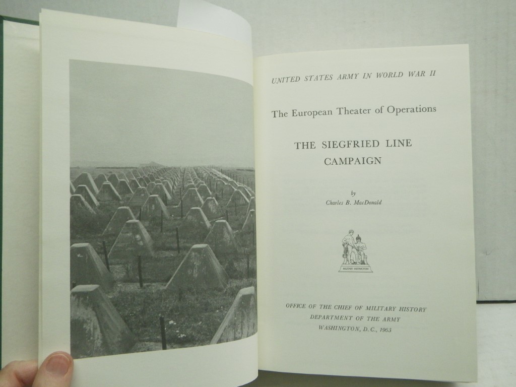 Image 1 of The European Theater of Operations:  The Siegfried Line Campaign