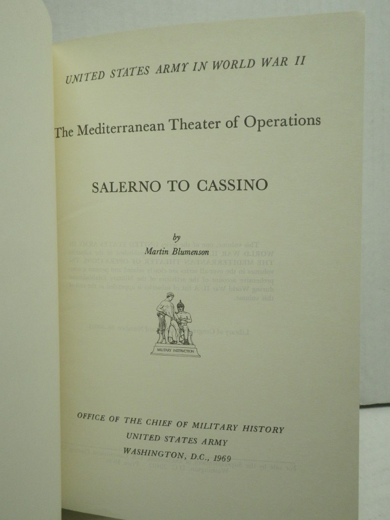 Image 1 of Mediterranean Theater of Operations:  Salerno to Cassino