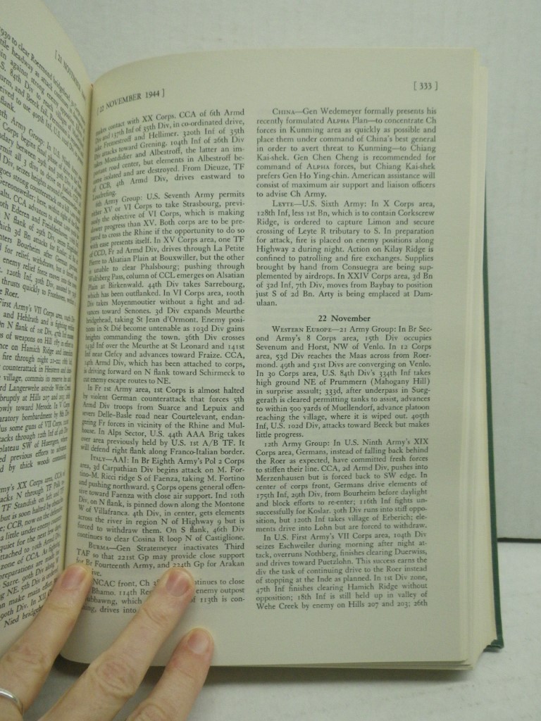 Image 3 of US Army in World War II:  Special Studies - Chronology 1941-1945