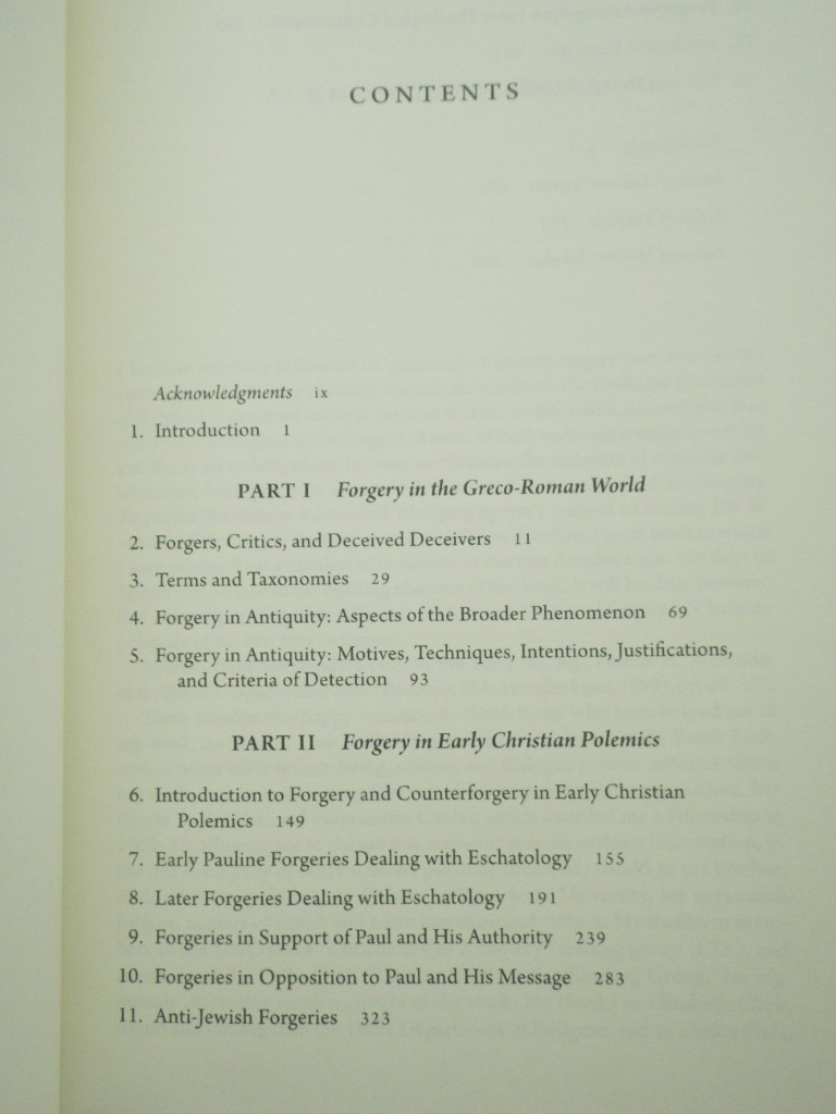 Image 2 of Forgery and Counterforgery: The Use of Literary Deceit in Early Christian Polemi