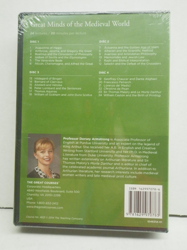 Image 1 of Great Minds of the Medieval World, 1 PB, 4 DVDs