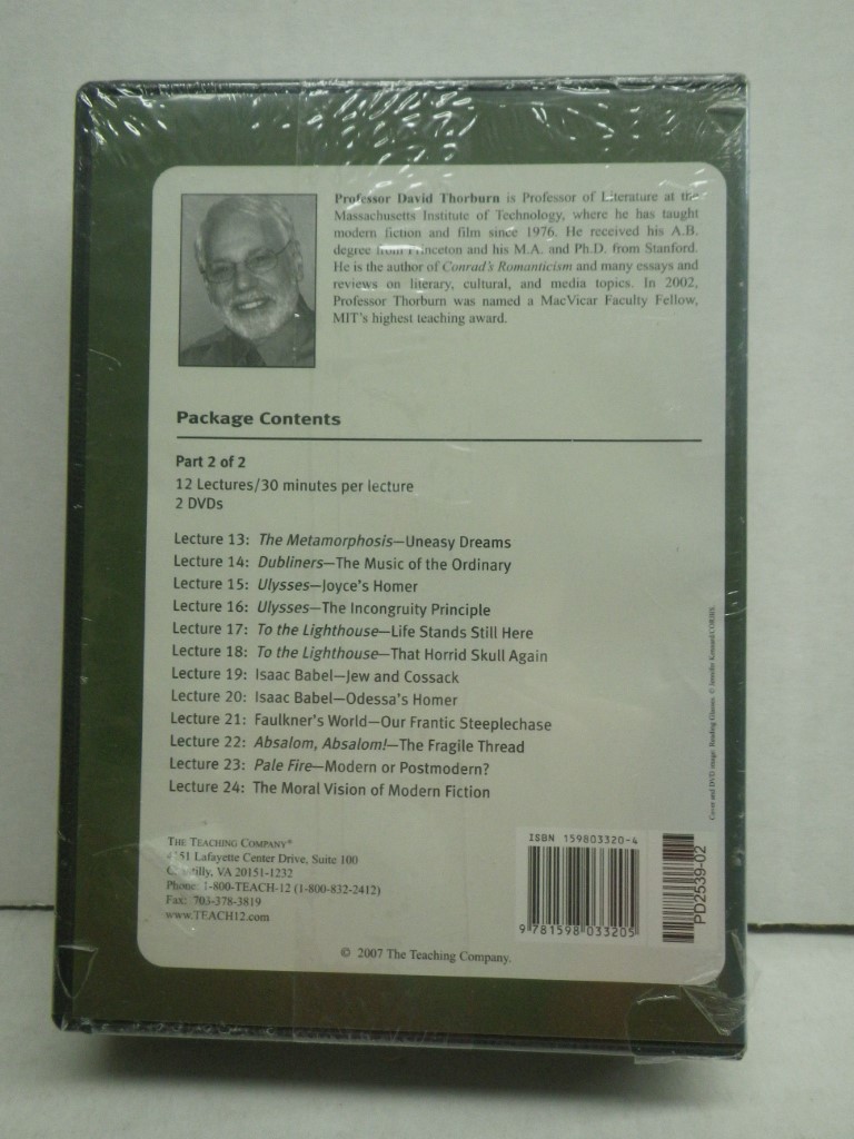 Image 1 of Masterworks of Early 20th Century Literature (Parts 1 & 2), 1 PB, 4 DVDs