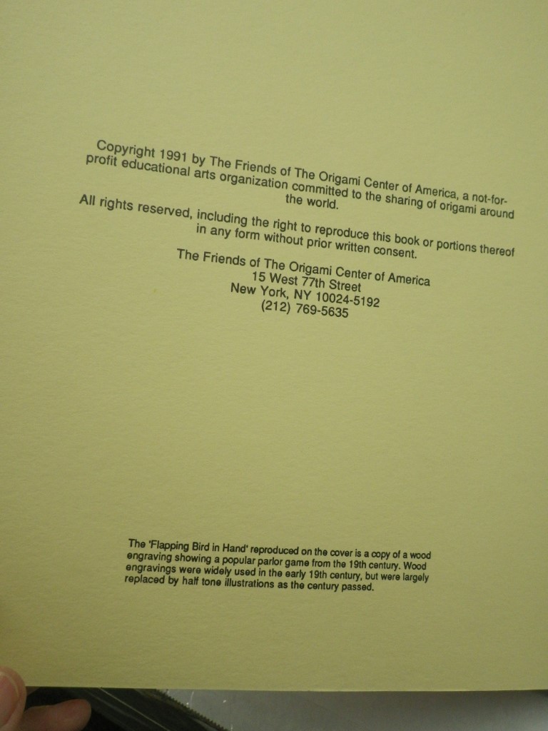 Image 2 of Origami Convention Programs (1984 thru 1992) Plus Models by Members, Vol.1