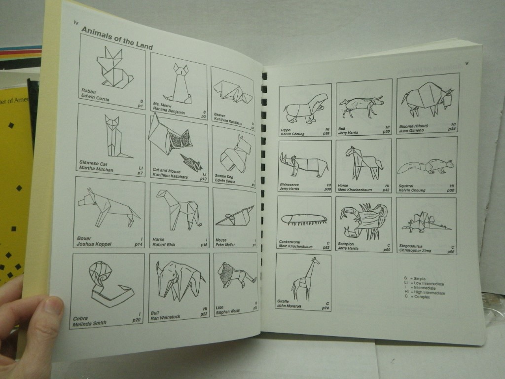 Image 3 of Origami Convention Programs (1984 thru 1992) Plus Models by Members, Vol.1