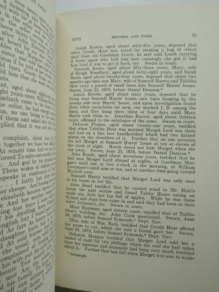 Image 3 of Records and Files of the Quarterly Courts of Essex County, Massachusetts (Volume
