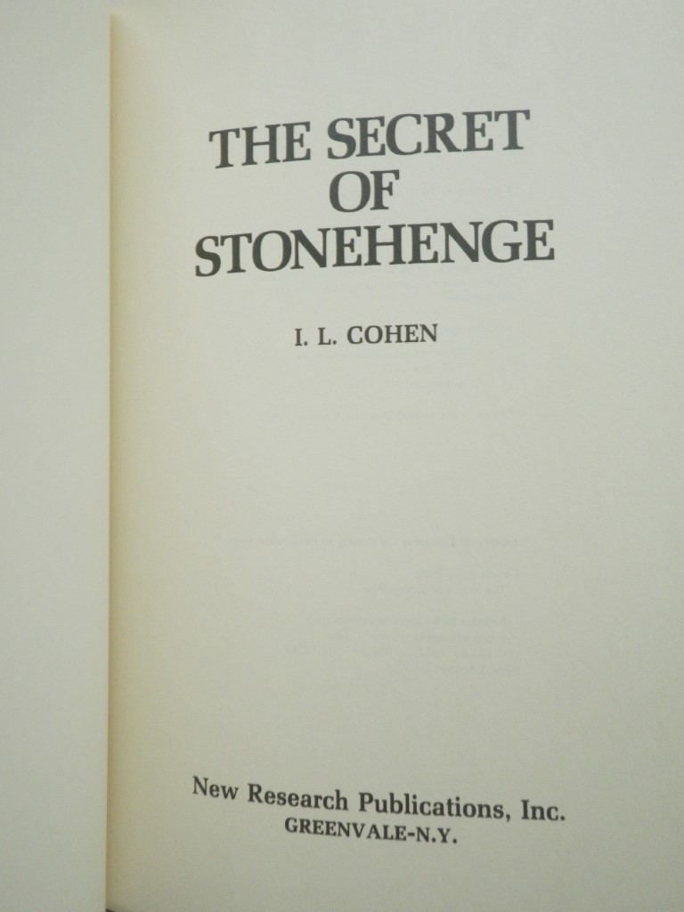 Image 1 of The Secret of Stonehenge