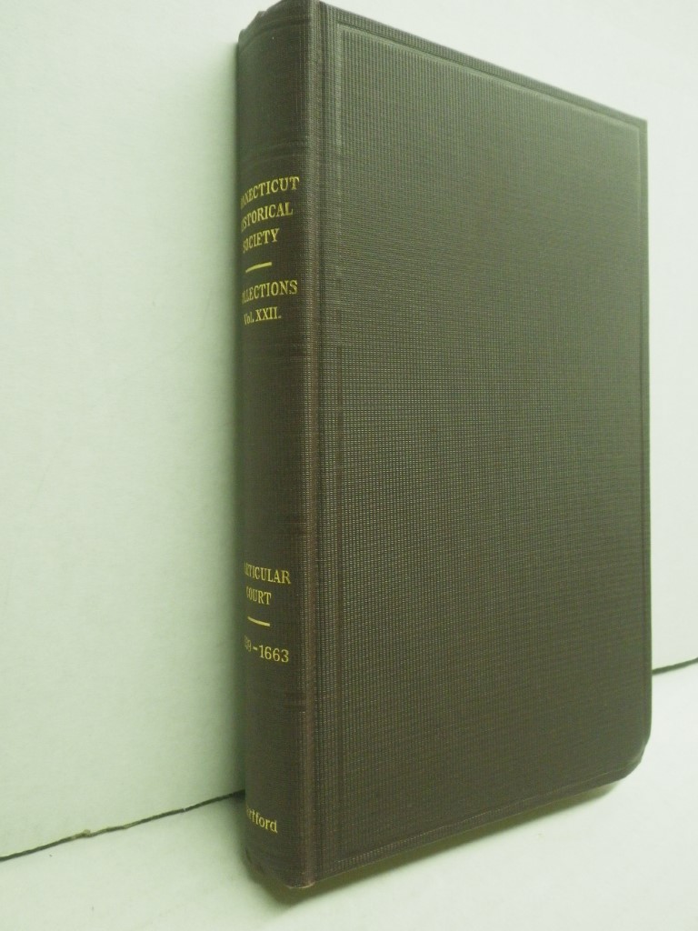 Image 0 of Records of the Particular Court of Connecticut  1639-1663