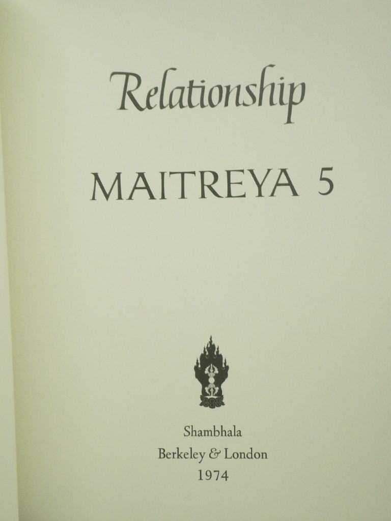 Image 1 of Relationship (Maitreya)