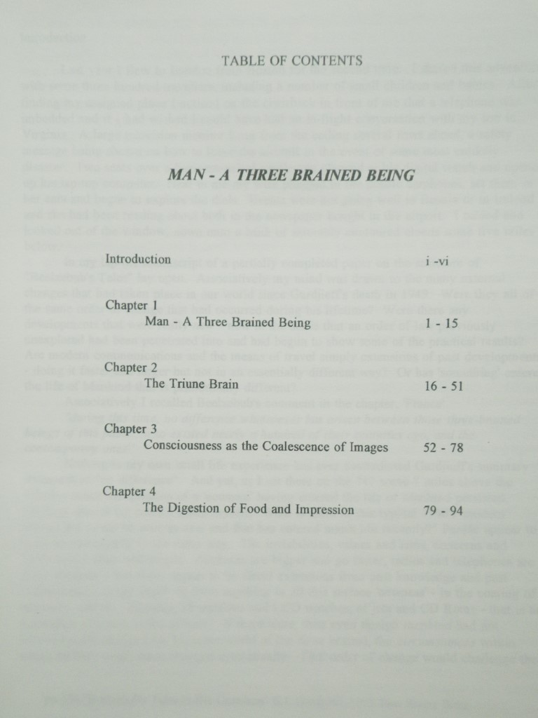 Image 1 of Man:  A Three Brained Being