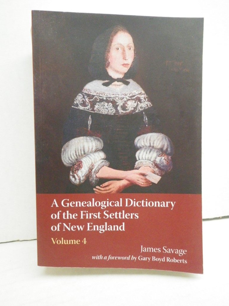 Image 1 of A Genealogical Dictionary of the First Settlers of New England, Volumes 2,3,4, P