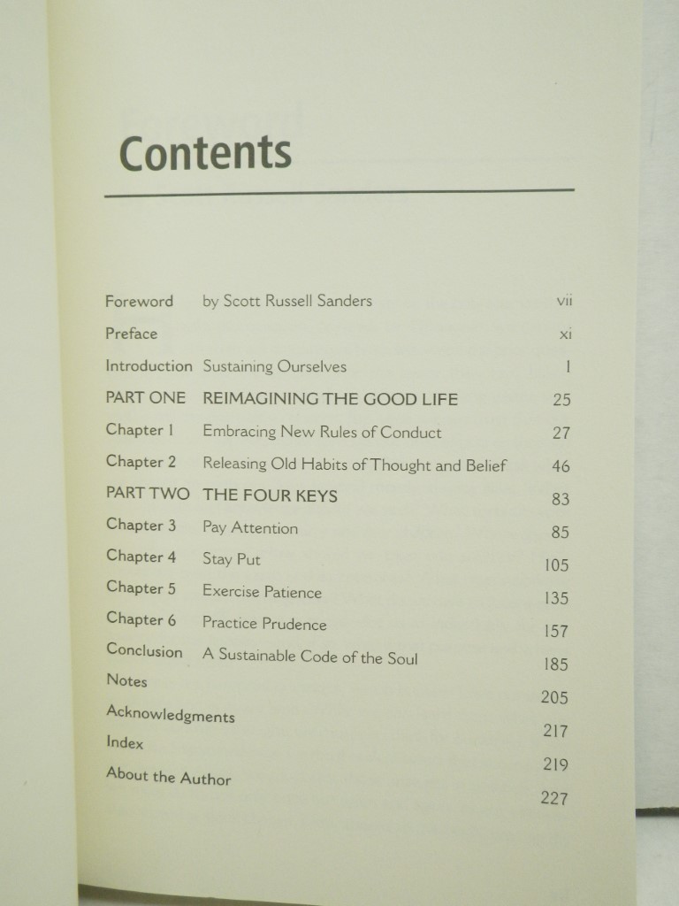 Image 2 of Signed, Making the Good Life Last: Four Keys to Sustainable Living