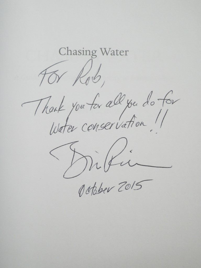 Image 2 of Signed, Chasing Water: A Guide for Moving from Scarcity to Sustainability