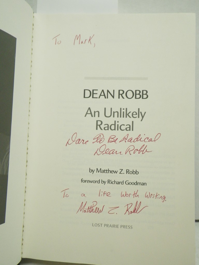 Image 1 of Signed, Dean Robb An Unlikely Radical