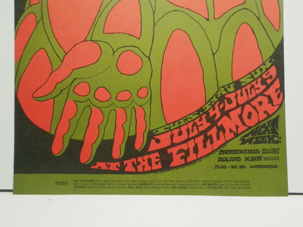 Image 2 of Bo Diddley 1967 concert poster Big Brother and the Holding Co, 21X 14.