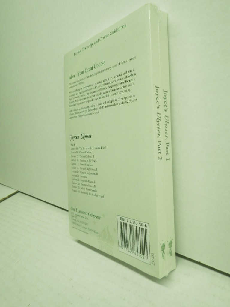 Image 2 of James Joyce's Ulysses Part 1 and Part 2 The Great Courses New Sealed