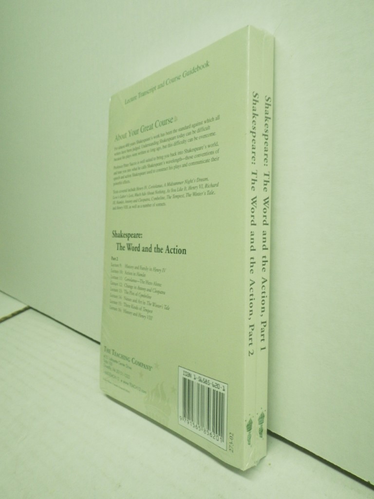 Image 2 of SHAKESPEARE The Word and the Action, 2 transcript and course guide books Part 1 