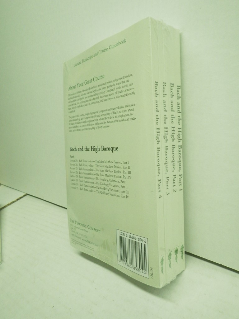 Image 2 of The Great Courses: Bach and the High Baroque Part 1-4, 4 Books