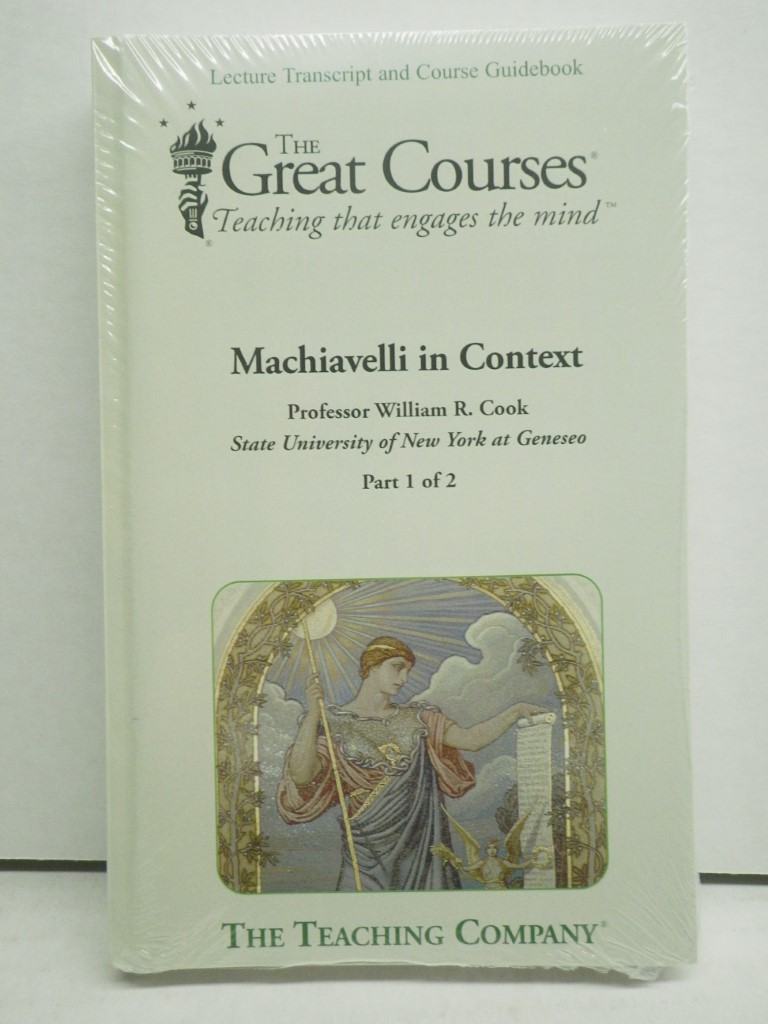 Image 0 of Machiavelli in Context (The Great Courses), 2 PB