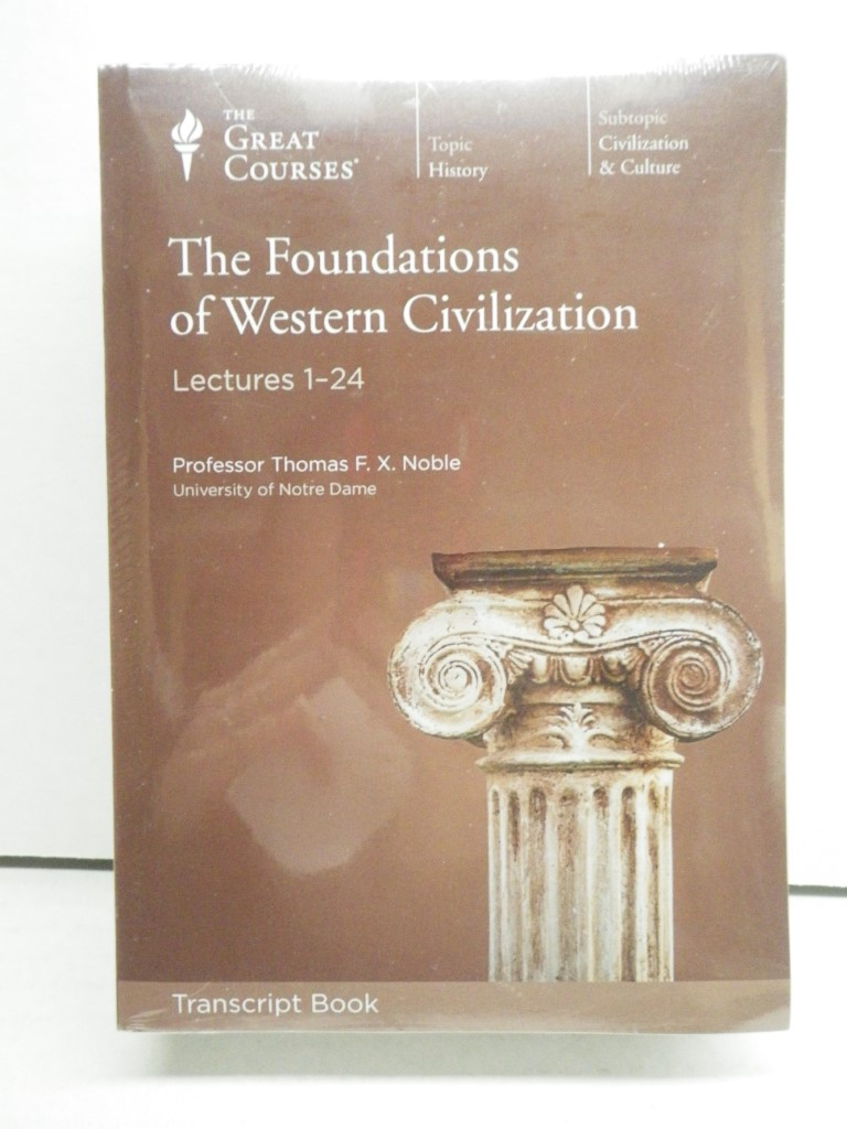 Image 0 of The Foundations of Western Civilization - The Great Courses - 2 PB, brown covers