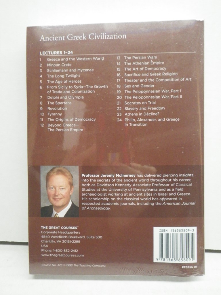 Image 1 of Ancient Greek Civilization (The Great Courses), Brown cover