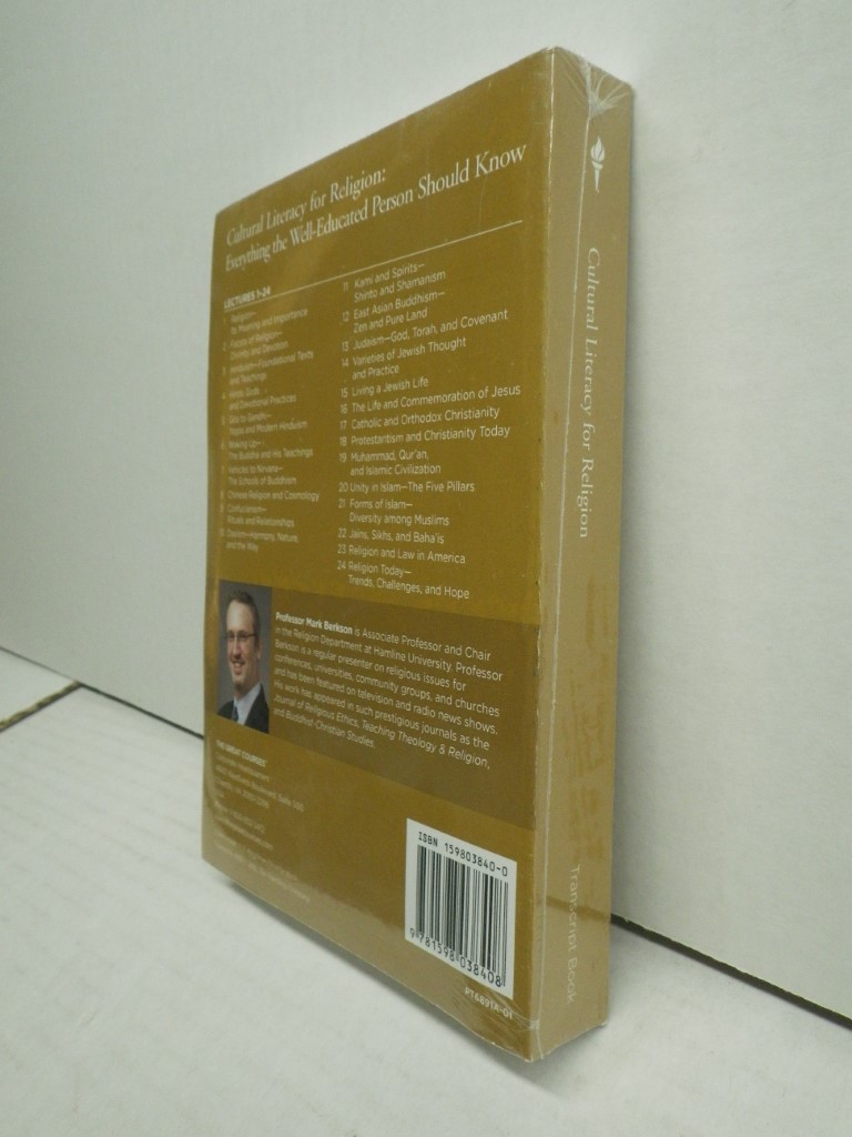 Image 2 of Great Courses TRANSCRIPTS : CULTURAL LITERACY for RELIGION, PB