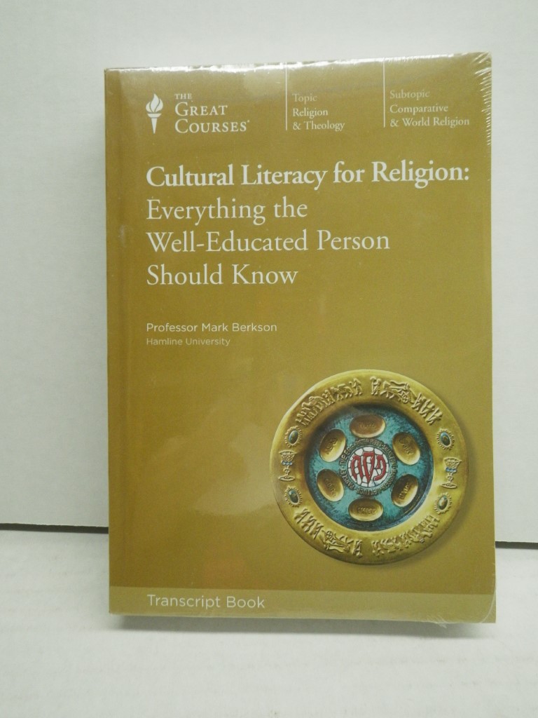 Image 0 of Great Courses TRANSCRIPTS : CULTURAL LITERACY for RELIGION, PB