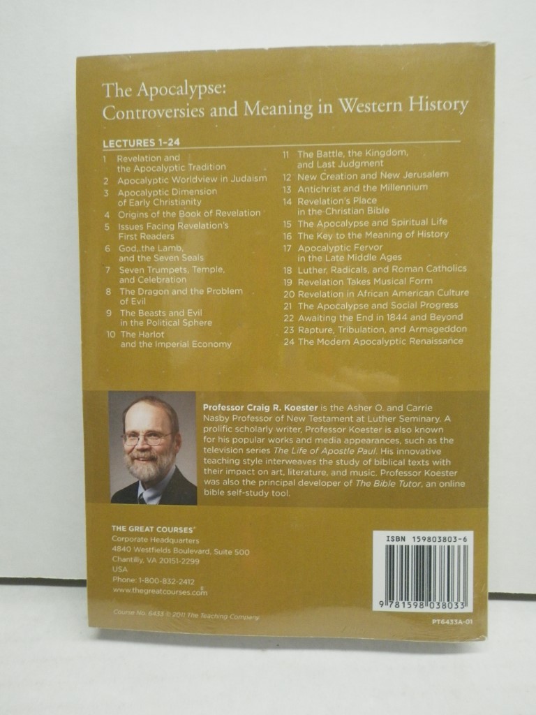Image 1 of THE APOCALYPSE: CONTROVERSIES AND MEANING IN WESTERN HISTORY, THE GREAT COURSES,