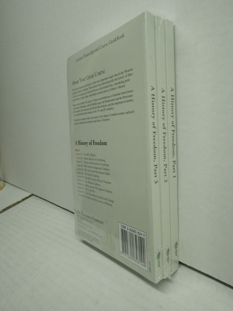 Image 2 of A HISTORY OF FREEDOM, Lecture Transcript and Course Guidebook, 3 PB