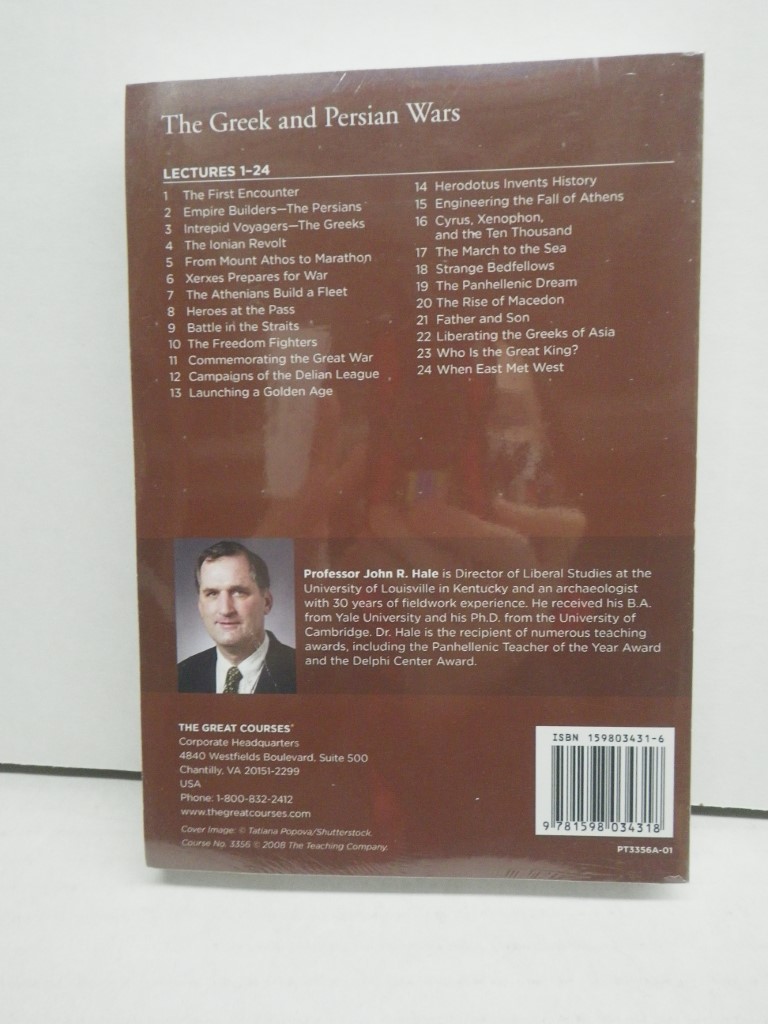 Image 1 of The Great Courses; The Greek and Persian Wars, Transcript PB