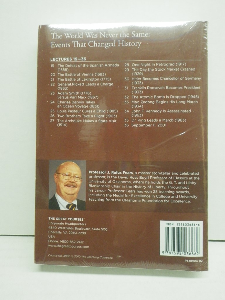 Image 1 of The World Was Never the Same: Events That Changed History Lectures 1-18 & 19-36 