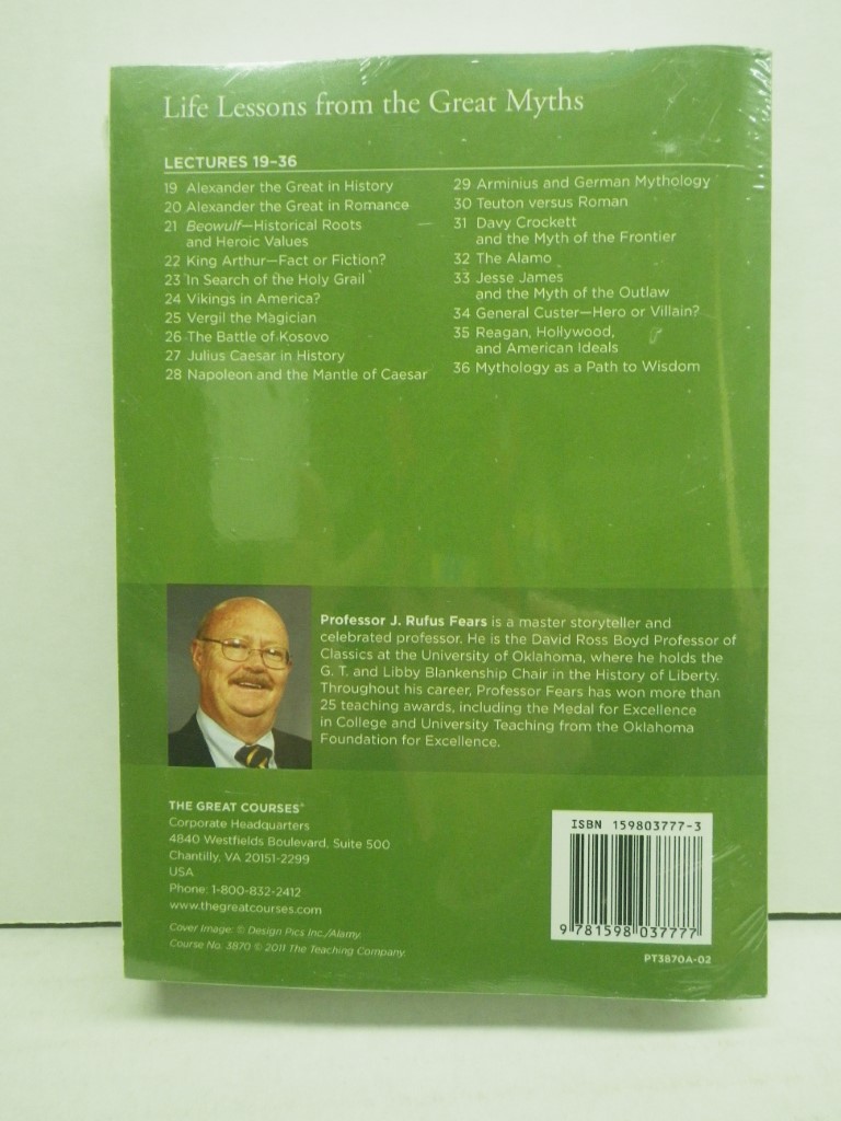 Image 1 of TRANSCRIPTS : LIFE LESSONS from the GREAT MYTHS, 2 PB only