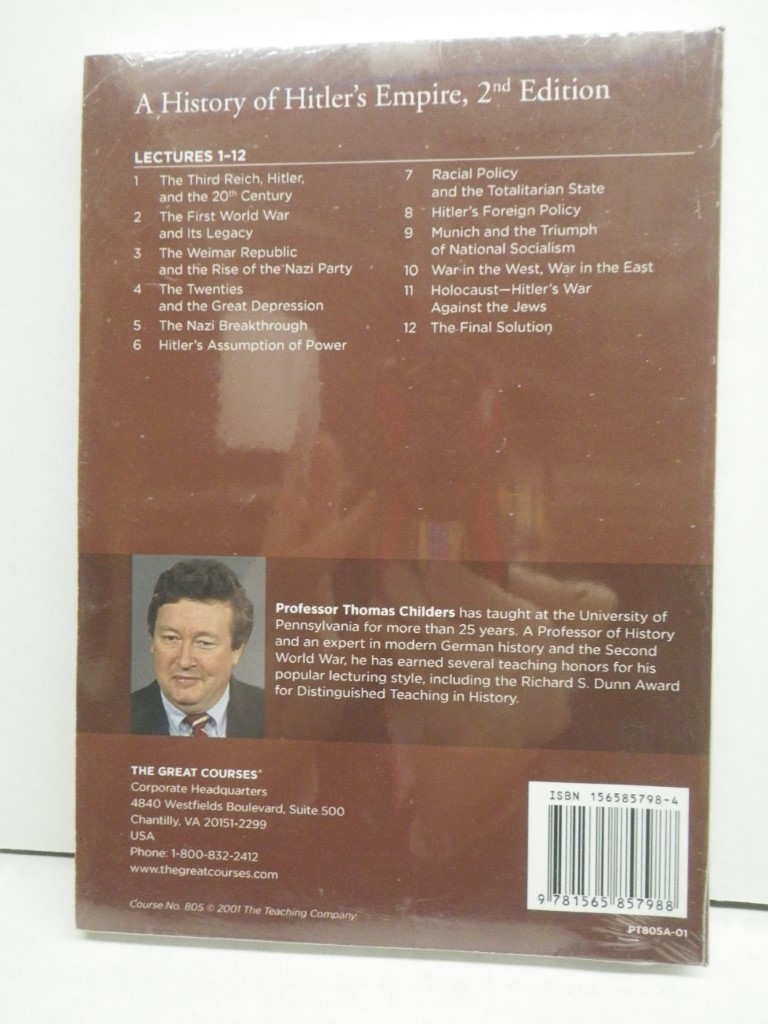 Image 1 of A History of Hitler's Empire (The Great Courses 2nd Edition), Transcript Book PB